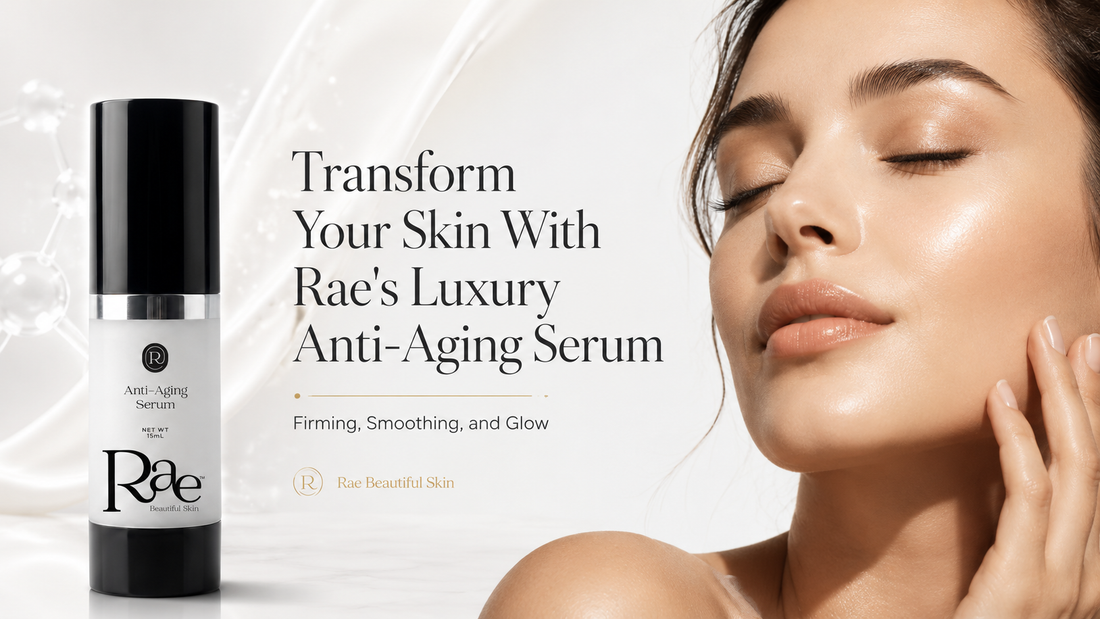 Transform Your Skin With Rae's Luxury Anti-Aging Serum: Firming, Smoothing, and Glow